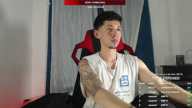 stevenSEX123 online show from March 3, 2026, 3:46 am