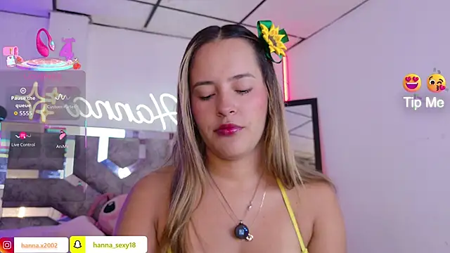 hanna sex18 online show from March 21, 2026, 8:52 am