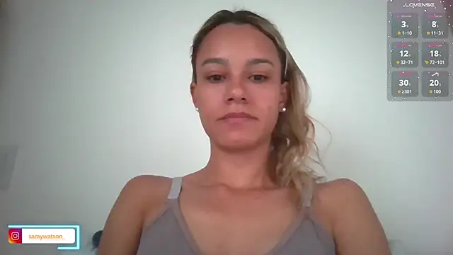 SamanthaWatson online show from November 13, 2025, 11:47 am