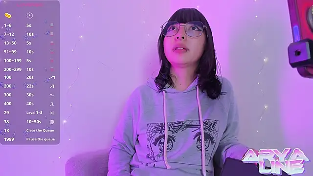 arysUwU online show from March 21, 2026, 3:30 am