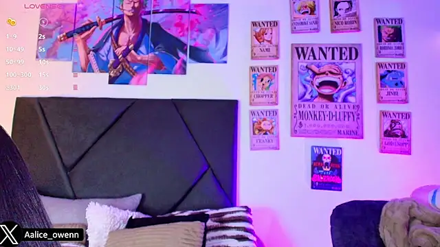 Aliceowenn online show from February 13, 2026, 9:15 pm