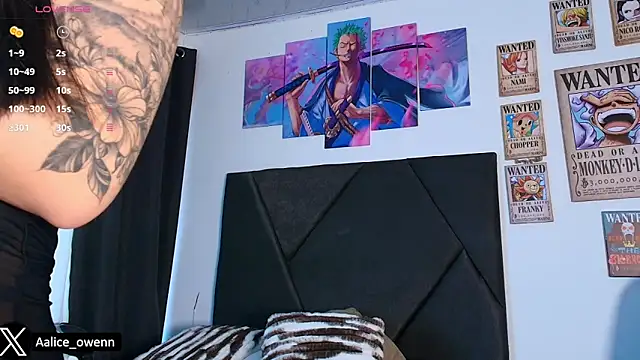 Aliceowenn online show from November 7, 2025, 9:41 pm