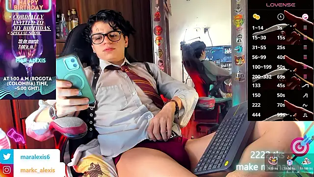 marckalexis online show from March 16, 2026, 12:51 am