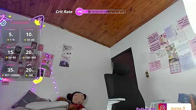 Snapshot of Pucaa_ chatting on February 19, 2026, 1:24 am Pucaa online show from February 19, 2026, 1:24 am