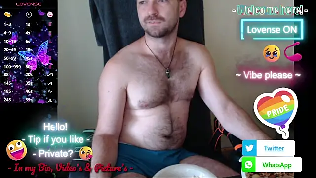 RealManHaveHairy online show from October 2, 2025, 3:04 pm