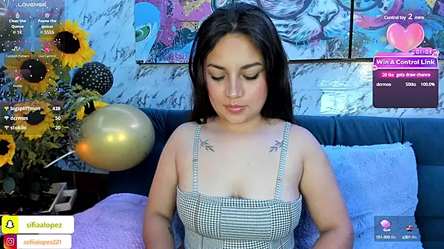 Snapshot of sofiaalopez2 chatting on February 20, 2025, 1:03 am sofiaalopez2 online show from February 20, 2025, 1:03 am