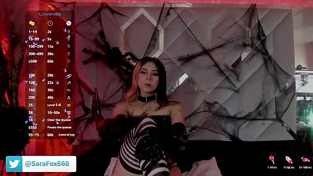 Sara Foxx1 online show from October 29, 2025, 10:42 pm