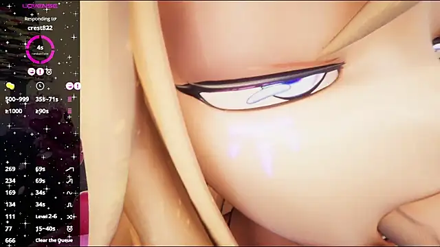 ElfieLove online show from September 13, 2025, 7:36 pm