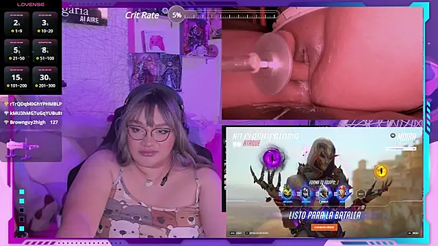 Snapshot of MegariaB chatting on March 1, 2025, 8:23 am MegariaB online show from March 1, 2025, 8:23 am