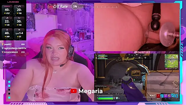 Snapshot of MegariaB chatting on March 9, 2025, 7:45 am MegariaB online show from March 9, 2025, 7:45 am