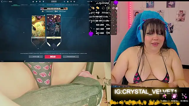 crystal7u7 online show from September 17, 2025, 8:44 pm