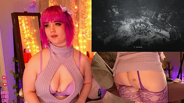 Snapshot of Angel-Lewd-Cake chatting on November 23, 2025, 5:45 pm Angel-Lewd-Cake online show from November 23, 2025, 5:45 pm