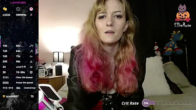 EllieeRose online show from April 4, 2026, 7:09 pm