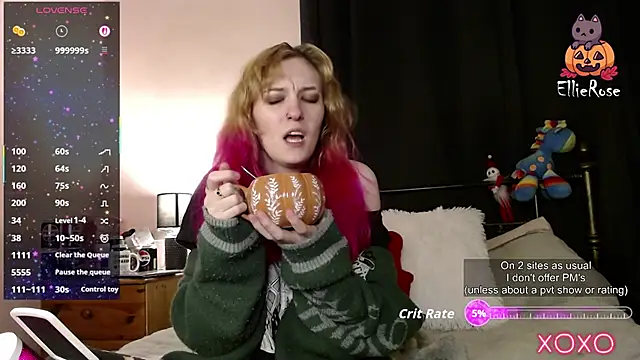 EllieeRose online show from February 16, 2026, 12:09 am