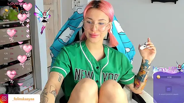 Snapshot of folinskayyya chatting on January 30, 2025, 4:16 am folinskayyya online show from January 30, 2025, 4:16 am