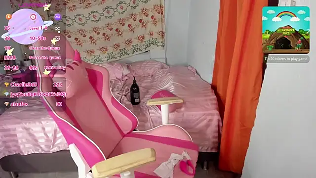 Lara Asher online show from March 14, 2025, 3:26 am