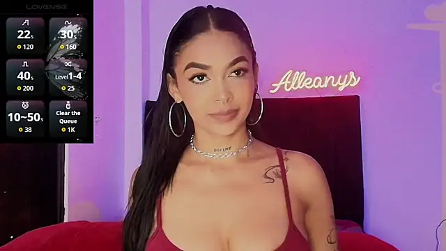 Alleanys Cristal online show from February 12, 2026, 7:35 pm