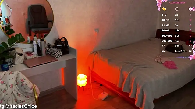 ChloeMillerMeow online show from April 18, 2026, 7:07 pm