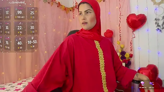 AishaAmin  online show from February 14, 2026, 12:27 pm