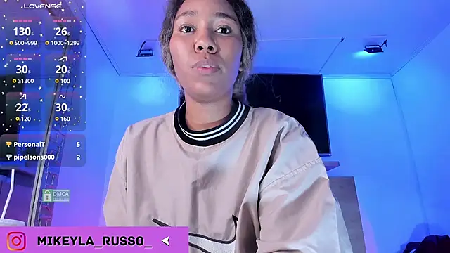 Snapshot of Mikeyla-Russo chatting on January 26, 2025, 12:05 am Mikeyla-Russo online show from January 26, 2025, 12:05 am