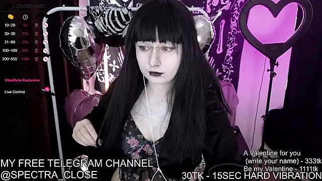 Snapshot of SpectraSirens chatting on February 15, 2026, 10:14 am SpectraSirens online show from February 15, 2026, 10:14 am