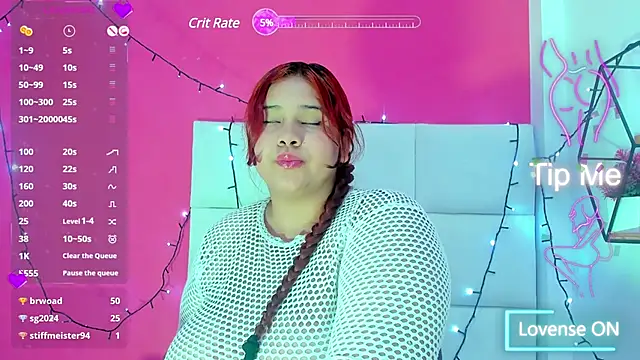 Alanna hot3 online show from March 9, 2025, 2:32 pm