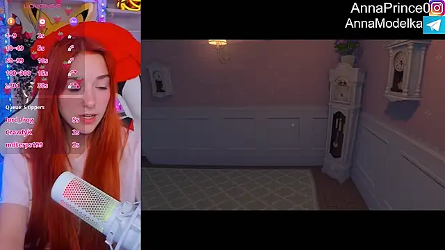 Anna Prince online show from February 24, 2025, 9:32 am