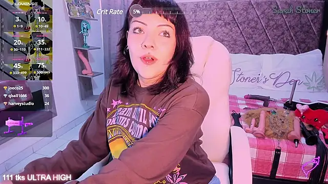 Snapshot of Sarah-Stoner chatting on February 19, 2025, 7:26 pm Sarah-Stoner online show from February 19, 2025, 7:26 pm