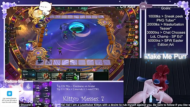 Snapshot of SassyKittyn chatting on March 18, 2025, 8:17 am SassyKittyn online show from March 18, 2025, 8:17 am