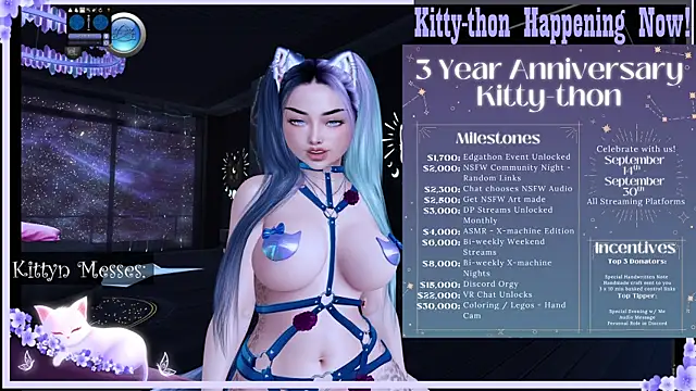 Snapshot of SassyKittyn chatting on September 22, 2025, 5:46 am SassyKittyn online show from September 22, 2025, 5:46 am