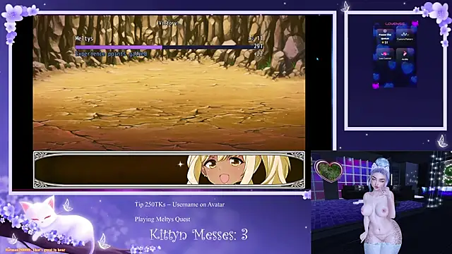 Snapshot of SassyKittyn chatting on February 14, 2025, 9:24 am SassyKittyn online show from February 14, 2025, 9:24 am