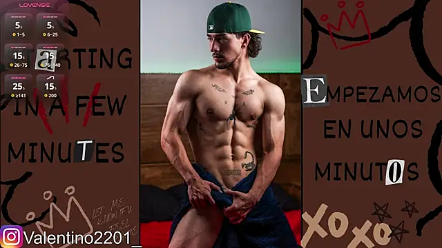 Valentino Xander online show from July 16, 2026, 12:29 am