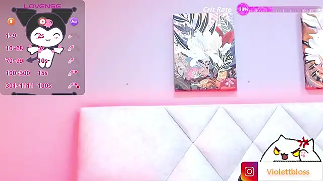 Snapshot of Violettbloss chatting on September 23, 2025, 3:35 am Violettbloss online show from September 23, 2025, 3:35 am