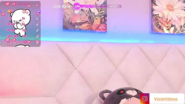 Snapshot of Violettbloss chatting on November 13, 2025, 3:43 am Violettbloss online show from November 13, 2025, 3:43 am