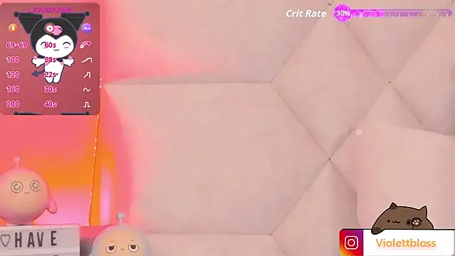 Snapshot of Violettbloss chatting on October 16, 2025, 3:15 am Violettbloss online show from October 16, 2025, 3:15 am