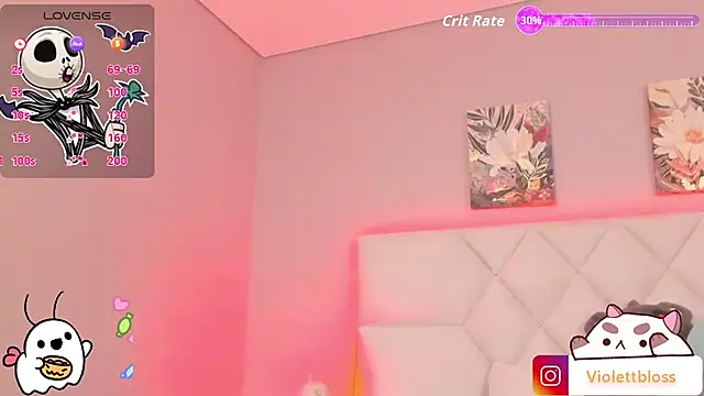 Snapshot of Violettbloss chatting on November 1, 2025, 3:13 am Violettbloss online show from November 1, 2025, 3:13 am