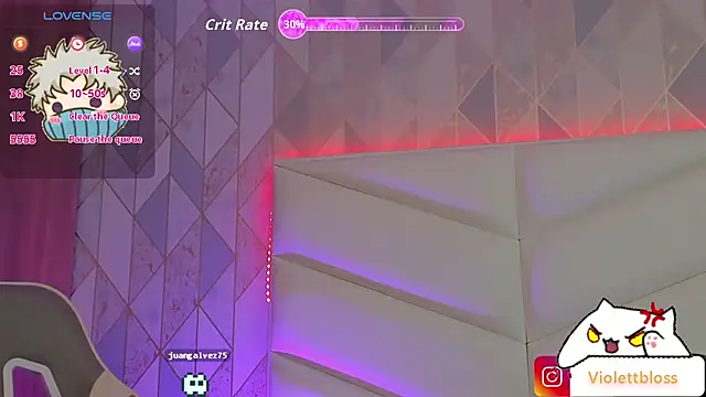 Snapshot of Violettbloss chatting on February 4, 2026, 3:56 am Violettbloss online show from February 4, 2026, 3:56 am