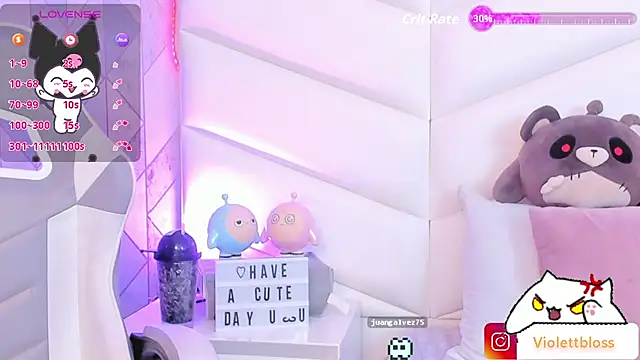 Snapshot of Violettbloss chatting on February 24, 2026, 3:51 am Violettbloss online show from February 24, 2026, 3:51 am