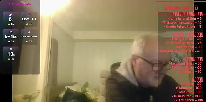 Sammy1660 online show from April 15, 2026, 8:53 pm