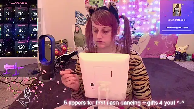 BabyZelda online show from February 2, 2026, 1:37 am