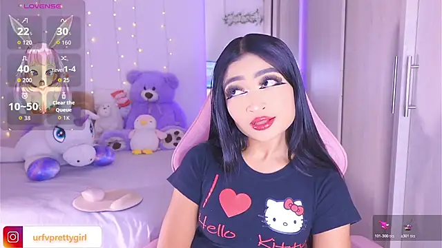 Snapshot of urfavprettygirl chatting on June 15, 2026, 8:36 am urfavprettygirl online show from June 15, 2026, 8:36 am