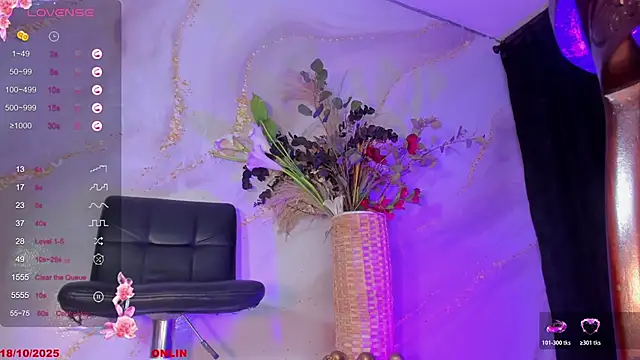 Karla-Ebony online show from October 18, 2025, 1:57 pm