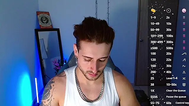 Snapshot of Ares_blue chatting on February 1, 2025, 11:42 am Ares blue online show from February 1, 2025, 11:42 am