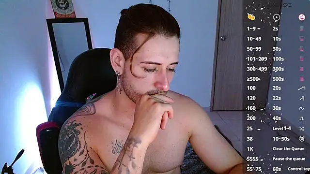 Snapshot of Ares_blue chatting on January 23, 2025, 11:15 am Ares blue online show from January 23, 2025, 11:15 am
