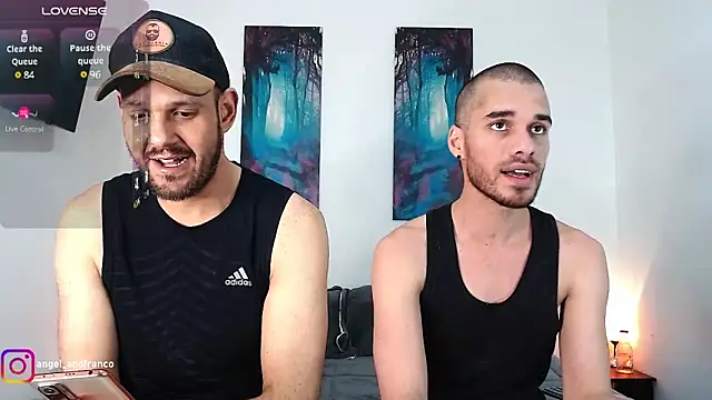 angelandfranco online show from March 13, 2025, 9:48 pm