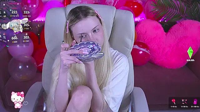 Snapshot of EviStar chatting on February 6, 2026, 8:21 am EviStar online show from February 6, 2026, 8:21 am