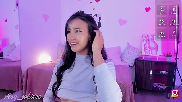 AbyWhitee online show from February 25, 2025, 1:30 am