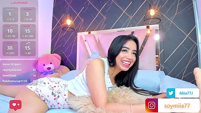 Snapshot of Miia77_ chatting on March 2, 2026, 5:08 am Miia77 online show from March 2, 2026, 5:08 am