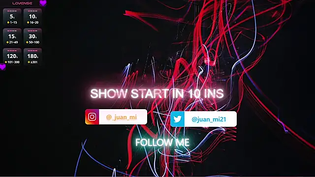 juanmiss online show from January 10, 2026, 7:09 pm