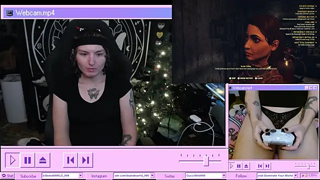 Snapshot of BrandiWRLD_999 chatting on January 12, 2025, 12:18 am BrandiWRLD 999 online show from January 12, 2025, 12:18 am